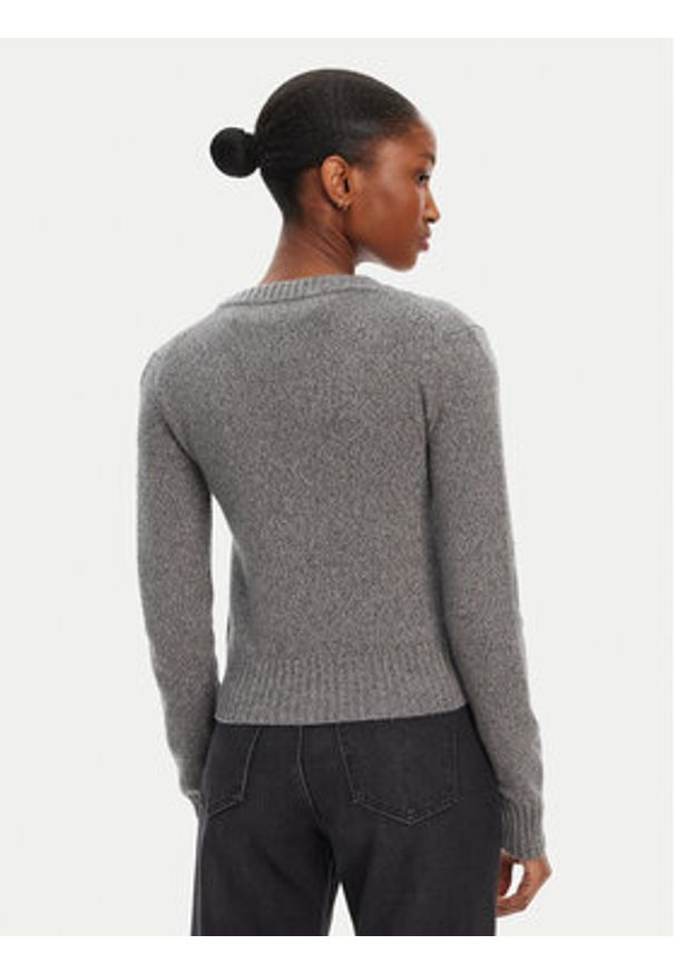 AMI PARIS - AMI Paris Kardigan FKC127.005 Szary Regular Fit. Kolor: szary. Materiał: kaszmir