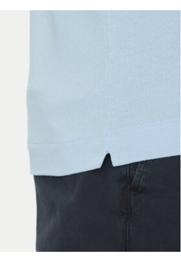 Lacoste Polo PH9875 Błękitny Regular Fit. Typ kołnierza: polo. Kolor: niebieski. Materiał: bawełna