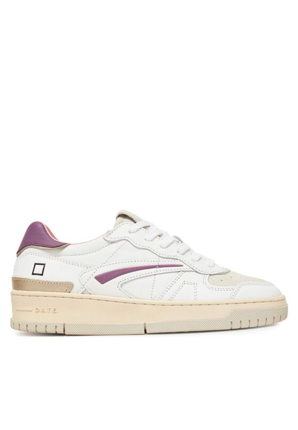 D.A.T.E. Sneakersy Hill Low W421-TP-CA Biały. Kolor: biały. Materiał: skóra