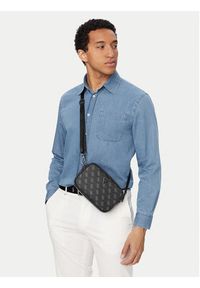Guess Saszetka Vezzola Smart Accessories PMEVZL P3145 Czarny. Kolor: czarny. Materiał: skóra #4