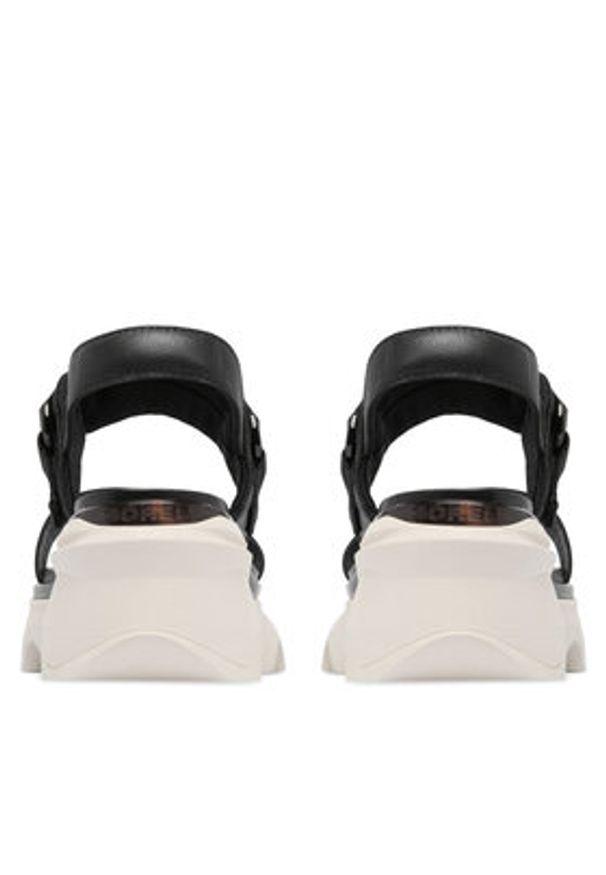 sorel - Sorel Sandały KINETIC™ Impact Slingback Heel 2030481 Czarny. Kolor: czarny. Materiał: skóra