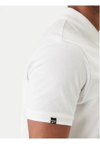 Reebok Polo Breen RK25562CCM Biały Regular Fit. Typ kołnierza: polo. Kolor: biały. Materiał: bawełna #5