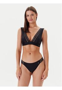 BOSS Góra od bikini Eyelet 50540665 Czarny. Kolor: czarny. Materiał: syntetyk #5