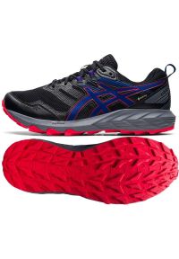 Buty do biegania Asics Gel-Sonoma 6 G-TX M 1011B048 010 czarne. Zapięcie: sznurówki. Kolor: czarny. Materiał: guma, syntetyk, materiał. Szerokość cholewki: normalna #1