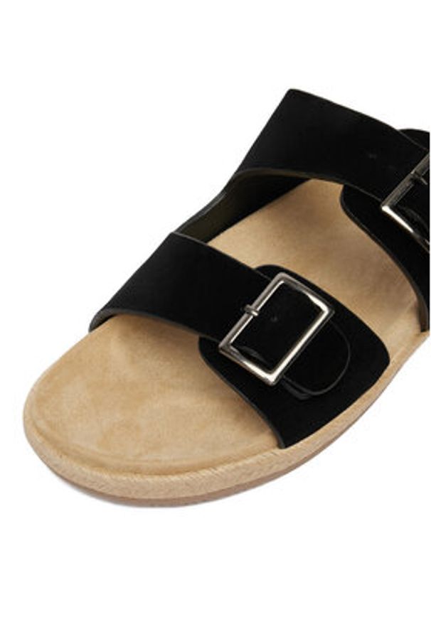 Quiksilver Klapki CEO-CROSSJACK-01 Czarny. Kolor: czarny. Materiał: materiał