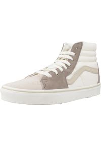 Tenisówki Vans Model Hi Multi Block Kolor Beżowy. Kolor: beżowy. Materiał: tkanina, skóra
