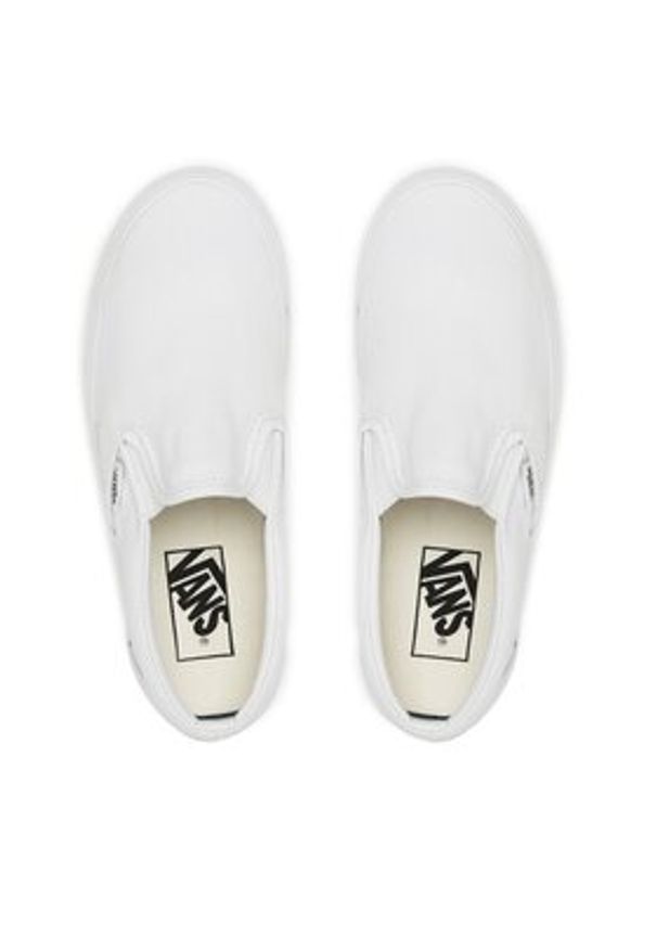 Vans Tenisówki Classic Slip-O VN0A7Q5RW001 Biały. Kolor: biały. Materiał: materiał