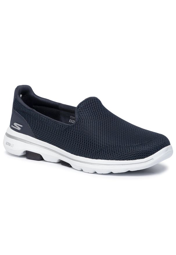 skechers - Półbuty Skechers Go Walk 5 15901/NVW Navy/White. Kolor: niebieski. Materiał: materiał