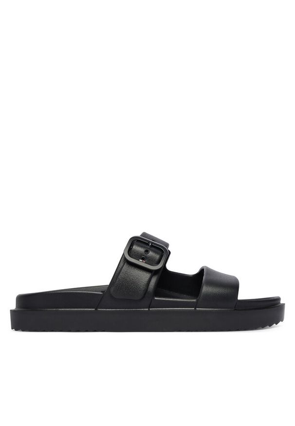 TOMMY HILFIGER - Klapki Tommy Hilfiger. Kolor: czarny