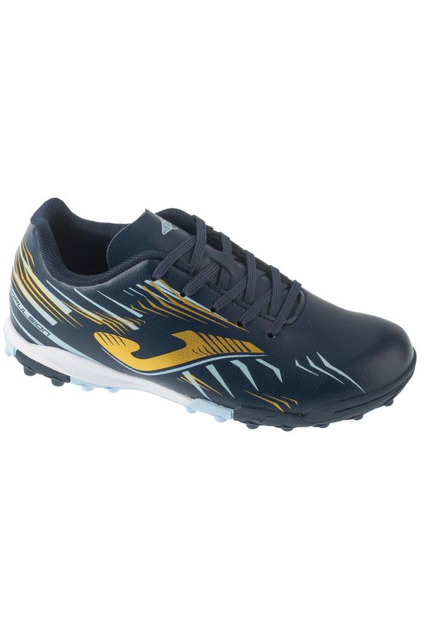 Joma - Buty piłkarskie turfy chłopięce, Propulsion Jr 2503 TF. Kolor: niebieski. Sport: piłka nożna