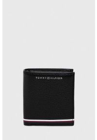 TOMMY HILFIGER - Tommy Hilfiger portfel skórzany męski kolor czarny. Kolor: czarny. Materiał: skóra #1