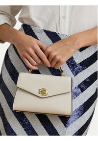 Lauren Ralph Lauren - LAUREN RALPH LAUREN Torebka 431968761005 Biały. Kolor: biały. Materiał: skórzane #4