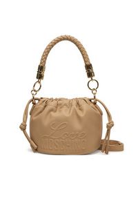 Love Moschino - LOVE MOSCHINO Torebka JC4220PP0OKA0209 Beżowy. Kolor: beżowy. Materiał: skórzane #5
