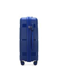 Wittchen - Zestaw jednokolorowych walizek z polipropylenu. Kolor: niebieski. Styl: elegancki #2