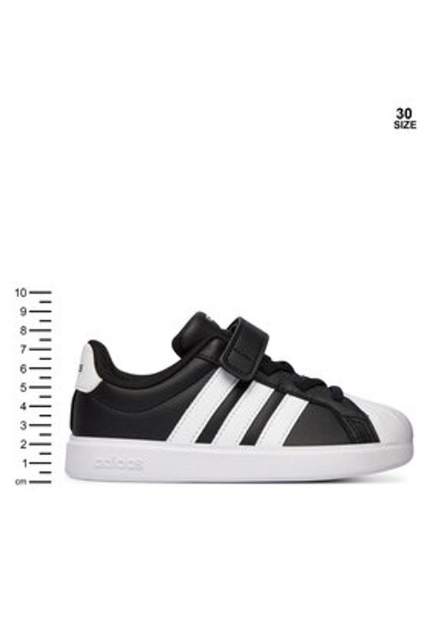 Adidas - adidas Sneakersy Streettalk JQ8593 Czarny. Kolor: czarny. Materiał: skóra