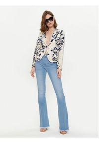 Rinascimento Jeansy CFC0117717003 Niebieski Flare Fit. Kolor: niebieski #5