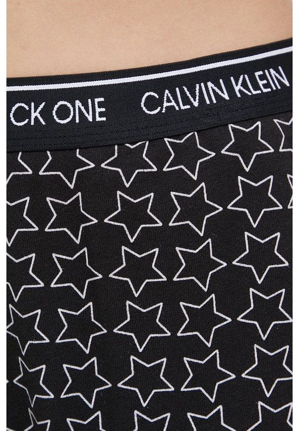Calvin Klein Underwear Longsleeve piżamowy kolor czarny. Kolor: czarny. Materiał: dzianina