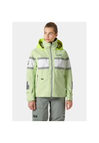 Kurtka Żeglarska Damska Helly Hansen Salt Original. Kolor: zielony. Materiał: materiał. Sport: żeglarstwo #1