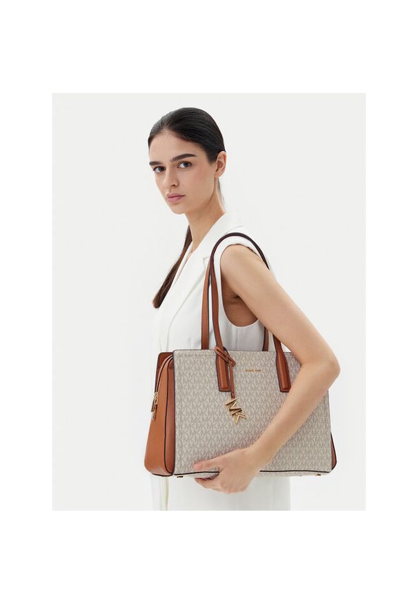 Torebka MICHAEL Michael Kors. Kolor: kremowy