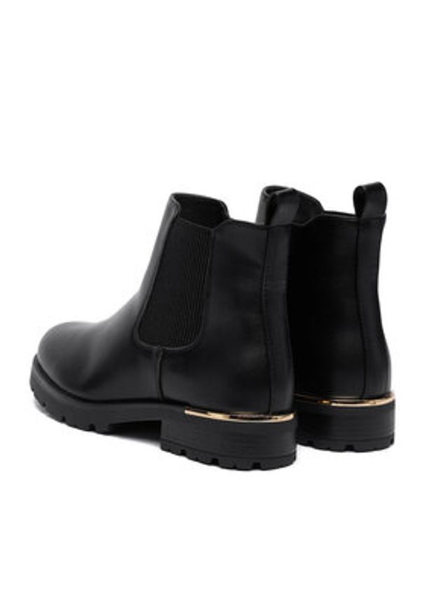 Jenny - JENNY Botki CEO-24F598-1 Czarny. Kolor: czarny. Materiał: syntetyk, materiał