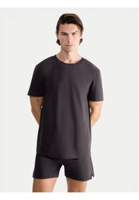 Sloggi T-Shirt 10215508 Szary Regular Fit. Kolor: szary. Materiał: bawełna