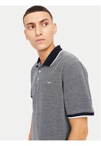 Jack & Jones Polo Blualves 12274681 Granatowy Regular Fit. Typ kołnierza: polo. Kolor: niebieski. Materiał: bawełna #4