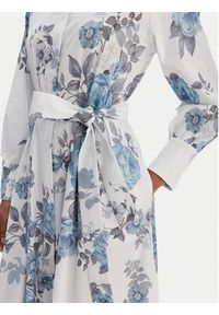 Marella Sukienka koszulowa Formica 2613221161 Błękitny Regular Fit. Kolor: niebieski. Materiał: bawełna. Typ sukienki: koszulowe #2