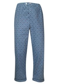 ForMax - Piżama Dwuczęściowa Flanelowa, Błękitna, Długie Spodnie, Koszula Długi Rękaw -FORMAX. Kolor: niebieski. Materiał: bawełna. Długość: długie #4