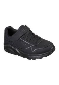 skechers - Buty do chodzenia dla dzieci Skechers Uno Lite Vendox. Zapięcie: rzepy. Kolor: czarny. Materiał: syntetyk, materiał. Szerokość cholewki: normalna. Model: Skechers Sport. Sport: turystyka piesza