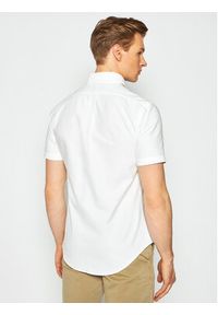 Polo Ralph Lauren Koszula Poplin 710787736 Biały Slim Fit. Typ kołnierza: polo. Kolor: biały. Materiał: bawełna #6