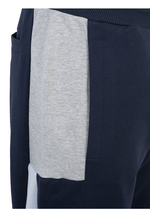 Bikkembergs Spodnie | C 1 44S GS E B054 | Mężczyzna | Granatowy. Okazja: na co dzień. Kolor: niebieski. Materiał: bawełna, elastan. Wzór: aplikacja. Styl: casual