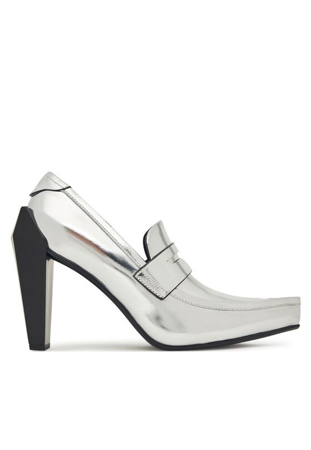United Nude Półbuty Gem Loafer Hi 1095514116 Srebrny. Kolor: srebrny. Materiał: skóra