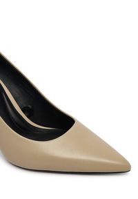 Calvin Klein Szpilki Ess Stiletto 90 HW0HW02608 Beżowy. Kolor: beżowy. Materiał: skóra. Obcas: na szpilce #3