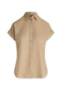 Lauren Ralph Lauren - LAUREN RALPH LAUREN Koszula 200699152052 Beżowy Relaxed Fit. Kolor: beżowy. Materiał: len #3