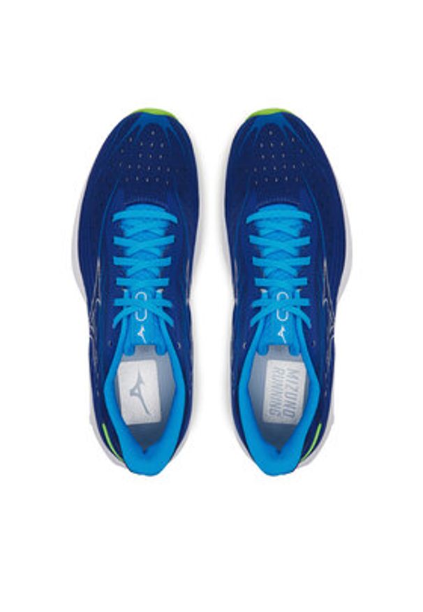 Mizuno Buty do biegania Wave Skyrise 6 J1GC2509 Niebieski. Kolor: niebieski. Materiał: materiał. Model: Mizuno Wave