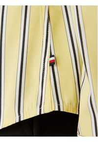 TOMMY HILFIGER - Tommy Hilfiger Koszula Summer WW0WW51155 Żółty Regular Fit. Kolor: żółty. Materiał: bawełna #5