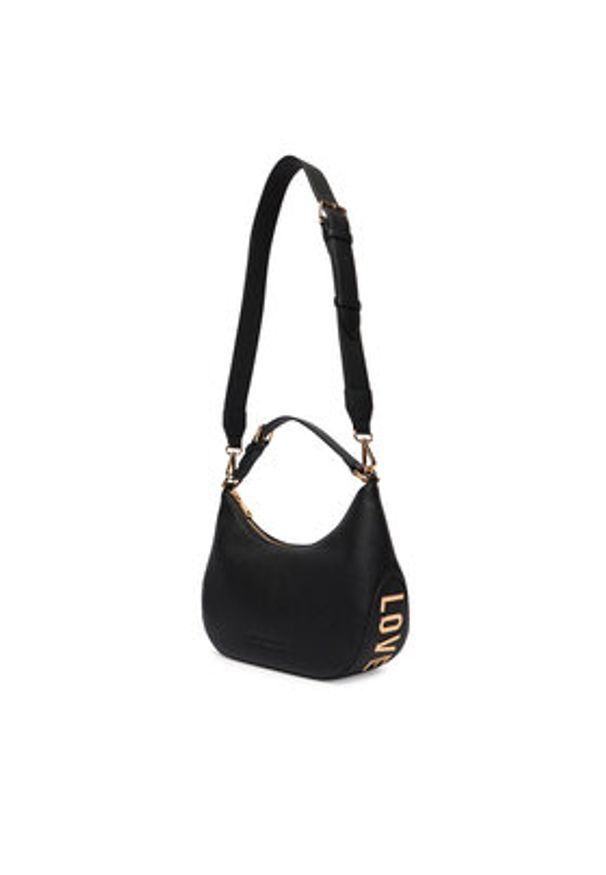 Love Moschino - LOVE MOSCHINO Torebka JC4018PP1OLT0000 Czarny. Kolor: czarny. Materiał: skórzane