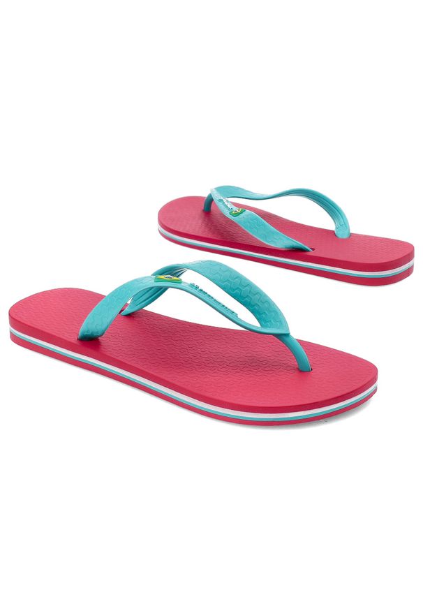 Różowe Japonki Ipanema Wodoodporne Obuwie Damskie. Okazja: na spacer, na co dzień, na plażę. Kolor: niebieski. Materiał: materiał. Sezon: lato. Styl: casual
