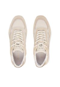 D.A.T.E. Sneakersy Fuga Shiny W431-FG-SH Beżowy. Kolor: beżowy. Materiał: skóra #6