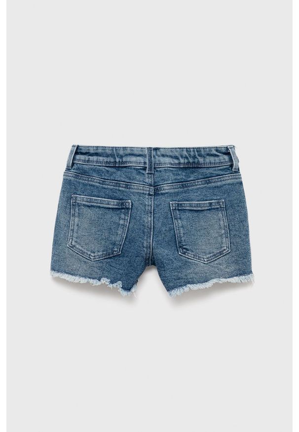 Tom Tailor szorty jeansowe dziecięce gładkie. Kolor: niebieski. Materiał: jeans. Wzór: gładki
