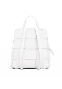 Desigual Plecak Yoko Blacno 25SAKP34 Biały. Kolor: biały. Materiał: skóra #5