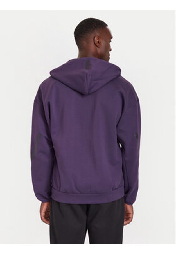 Adidas - adidas Bluza Z.N.E. KB7124 Fioletowy Regular Fit. Kolor: fioletowy. Materiał: bawełna