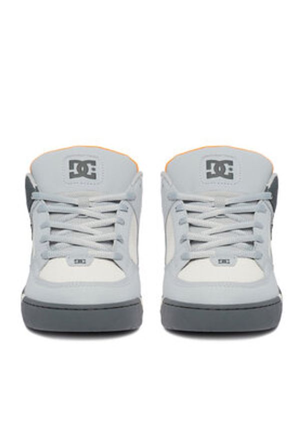 DC Shoes Sneakersy EO-COMMAND DC02220027 Szary. Kolor: szary. Materiał: skóra