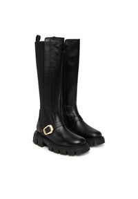 Love Moschino - LOVE MOSCHINO Kozaki JA26015G1NIA000041 Czarny. Kolor: czarny. Materiał: skóra #6