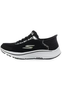 skechers - Skechers Półbuty 220863/BKW Czarny. Kolor: czarny. Materiał: materiał #4