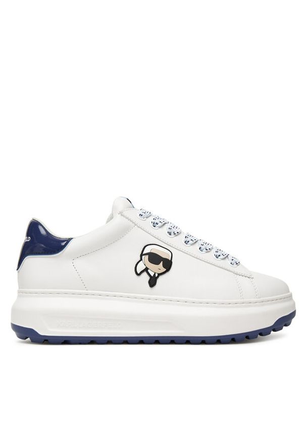 Karl Lagerfeld - KARL LAGERFELD Sneakersy KL57530 Biały. Kolor: biały. Materiał: skóra