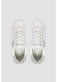 Karl Lagerfeld - KARL LAGERFELD Białe damskie sneakersy skórzane KAPRI Ombre NFT, Rozmiar 41. Kolor: biały. Materiał: skóra #4