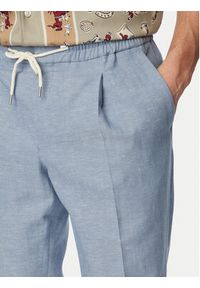 Hugo - HUGO Spodnie materiałowe Getlin 50559695 Niebieski Slim Fit. Kolor: niebieski. Materiał: bawełna #5