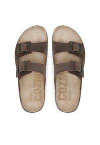 ecco - ECCO Klapki Cozmo 50098402114 Brązowy. Kolor: brązowy. Materiał: skóra, nubuk #3