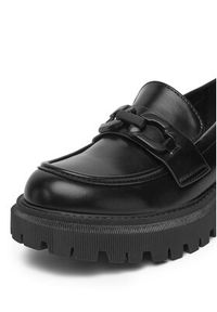 DeeZee Loafersy BBT-22663-10 Czarny. Kolor: czarny. Materiał: syntetyk, materiał